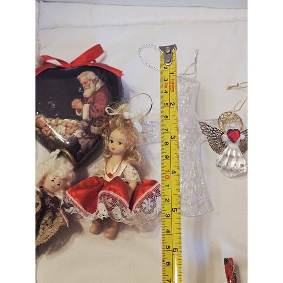 LOT OF 7 STYLE CHRISTMAS Ornaments Decor Antique dolls cross - Picture 6 of 6